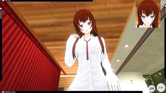 3D HENTAI POV Kurisu Makise rides your dick (Steins Gate)