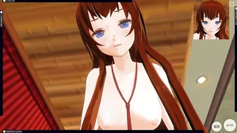 3D HENTAI POV Kurisu Makise rides your dick (Steins Gate)