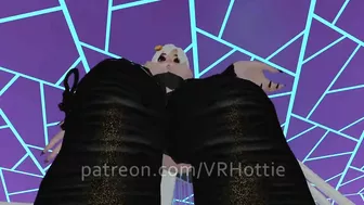 Slamming Your Face With Thicc Thighs Cock Riding White Hair Fat Ass Heels POV Lap Dance