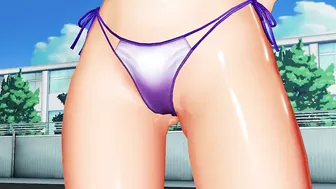 MMD Touhou Patchouli bikini dance