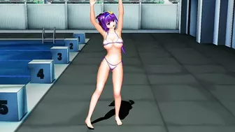 MMD Touhou Patchouli bikini dance