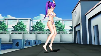 MMD Touhou Patchouli bikini dance