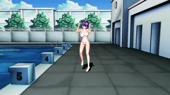 MMD Touhou Patchouli bikini dance