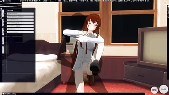 3D HENTAI Kurisu Makise gets fucked in the room (Steins Gate)