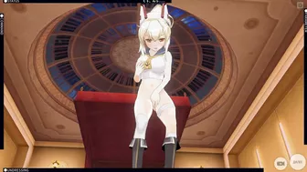 3D HENTAI Ayanami from Azur Lane masturbation and cum