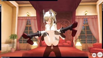 3D HENTAI Ayanami from Azur Lane fucks with you