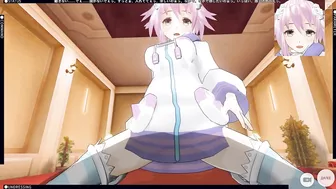 3D HENTAI POV Neptunia rides your dick (Choujigen Game Neptune The Animation)