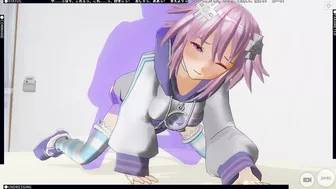 3D HENTAI Creampie Neptunia in the ass