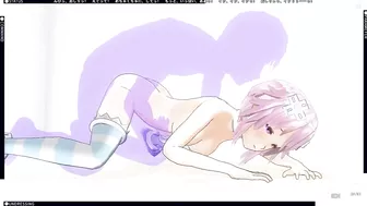 3D HENTAI Creampie Neptunia in the ass