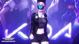 MMD Exid - Me & You Ahri Akali Evelynn Sexy Kpop Dance League of Legends KDA