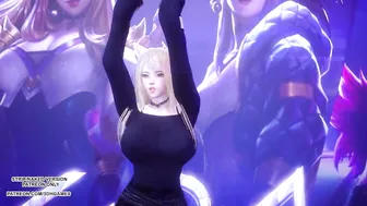 MMD Exid - Me & You Ahri Akali Evelynn Sexy Kpop Dance League of Legends KDA