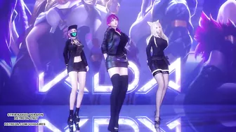 MMD Exid - Me & You Ahri Akali Evelynn Sexy Kpop Dance League of Legends KDA