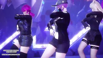 MMD Exid - Me & You Ahri Akali Evelynn Sexy Kpop Dance League of Legends KDA