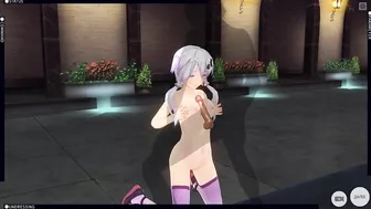 3D HENTAI Yuzuki Yukari breastfeeding your cock