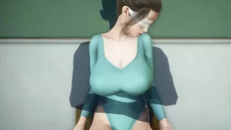 3D HENTAI Fucked gym teacher