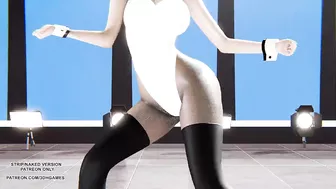 MMD HyunA - Lip & Hip Ahri Seraphine Sexy Kpop Dance League Of Legends KDA Uncensored Hentai