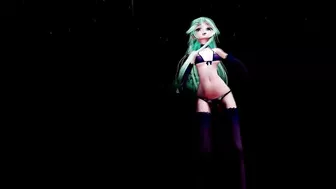 MMD 4k YamaKaze bikini Follow the Leader