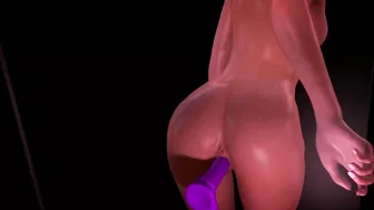 Hot Blond Gets a Dildo - Animation 3D - VAM