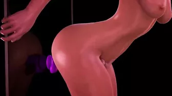 Hot Blond Gets a Dildo - Animation 3D - VAM