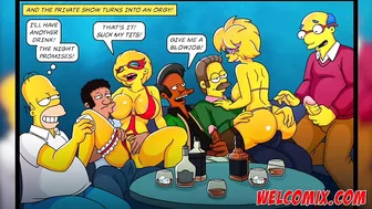 Night in the whorehouse! A VERY CRAZY NIGHT - The Simptoons