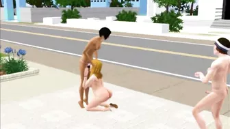 Bbw! Fucked on the street! | sims 3 lesbian, video game sex