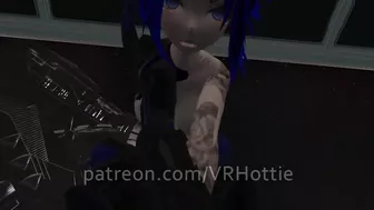 Cyberpunk 2077 Blue Haired Babe Fucks You in Pilot Chair Space Station Parody Robot POV Lap Dance