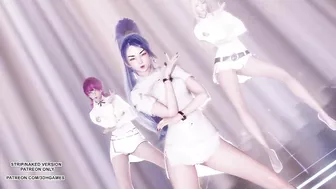 MMD Momoland - Baam Ahri Kaisa Evelynn Sexy Kpop Dance League of Legends KDA