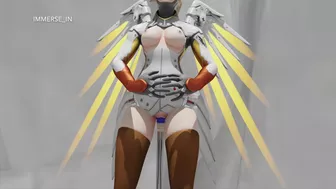 Mercy is Impaled by a Big Vibrating Dildo (Voices & Sound) - Part 5