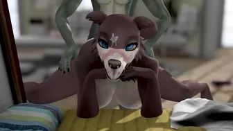 JUNO FROM BEASTARS GIVES LEGOSI A HELPING HAND - SECOND LIFE YIFF [WITH SOUND]