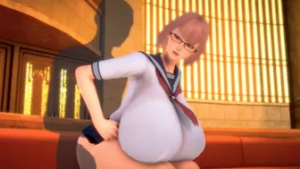 3D Hentai Super Big Tits Schoolgirl