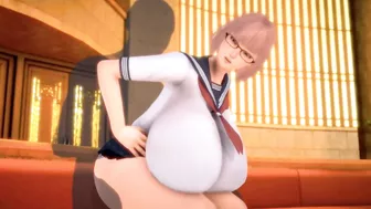 3D Hentai Super Big Tits Schoolgirl