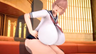 3D Hentai Super Big Tits Schoolgirl