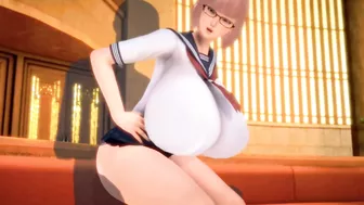 3D Hentai Super Big Tits Schoolgirl