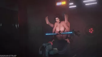 Lara Croft in the Orgasm Machine