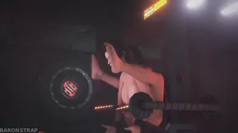 Lara Croft in the Orgasm Machine