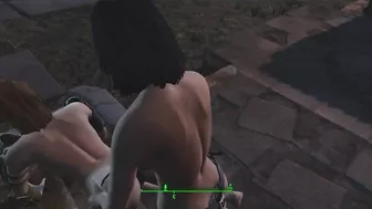 Piper fucks me with a strapon in front of everyone | Fallout 4 Sex Mod