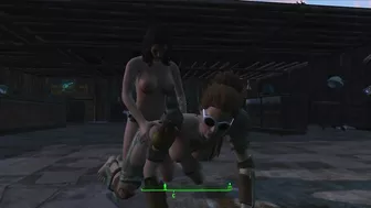 Piper fucks me with a strapon in front of everyone | Fallout 4 Sex Mod