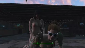 Piper fucks me with a strapon in front of everyone | Fallout 4 Sex Mod