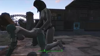 Piper fucks me with a strapon in front of everyone | Fallout 4 Sex Mod