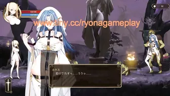 Cute blonde in hentai ryona sex with big goblin in ritual summon new gameplay