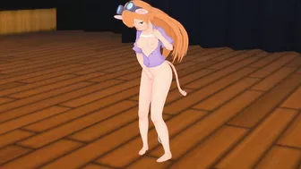 (3D Hentai)(Furry)(Rescue Rangers) Gadget Hackwrench masturbation