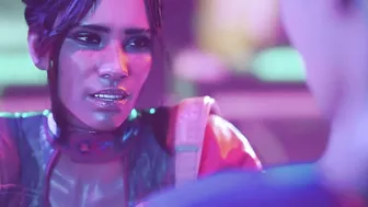 Cyberpunk 2077 - Panam Palmer Gives Handjob For Cum (Animation with Sound)