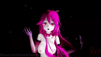 MMD R18 nude Pink Yamakaze Shake it 105