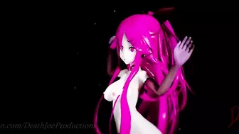 MMD R18 nude Pink Yamakaze Shake it 105