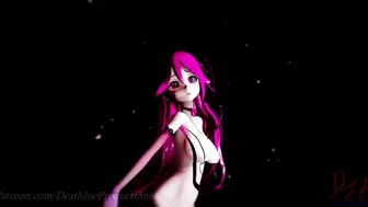 MMD R18 nude Pink Yamakaze Shake it 105