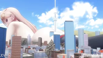 [MMD] Playing With The City (Giantess, Sfx, Size fetish content)