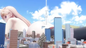 [MMD] Playing With The City (Giantess, Sfx, Size fetish content)