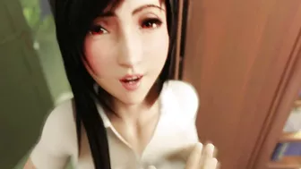 3D Hentai: Tifa Lockhart Creampied Fucked In The Office To Get Job Final Fantasy 7 Remake Uncensored