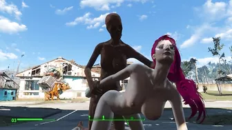 Lesbian sex with zombies. Scary but sexy | Fallout 4 Sex Mod