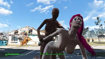 Lesbian sex with zombies. Scary but sexy | Fallout 4 Sex Mod